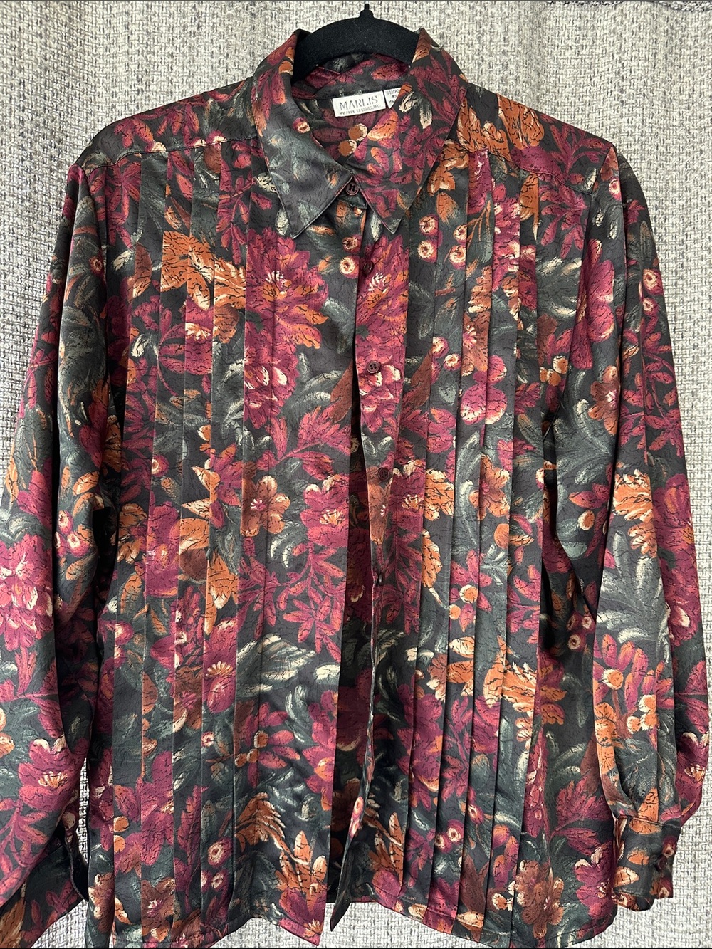 Fall Color Floral Blouse
